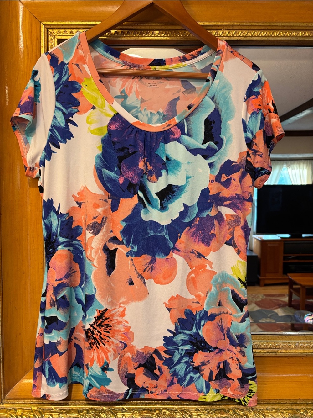 Worthington Floral Top - Size L